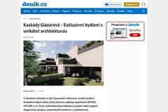 Kaskády Glazarová v deníku